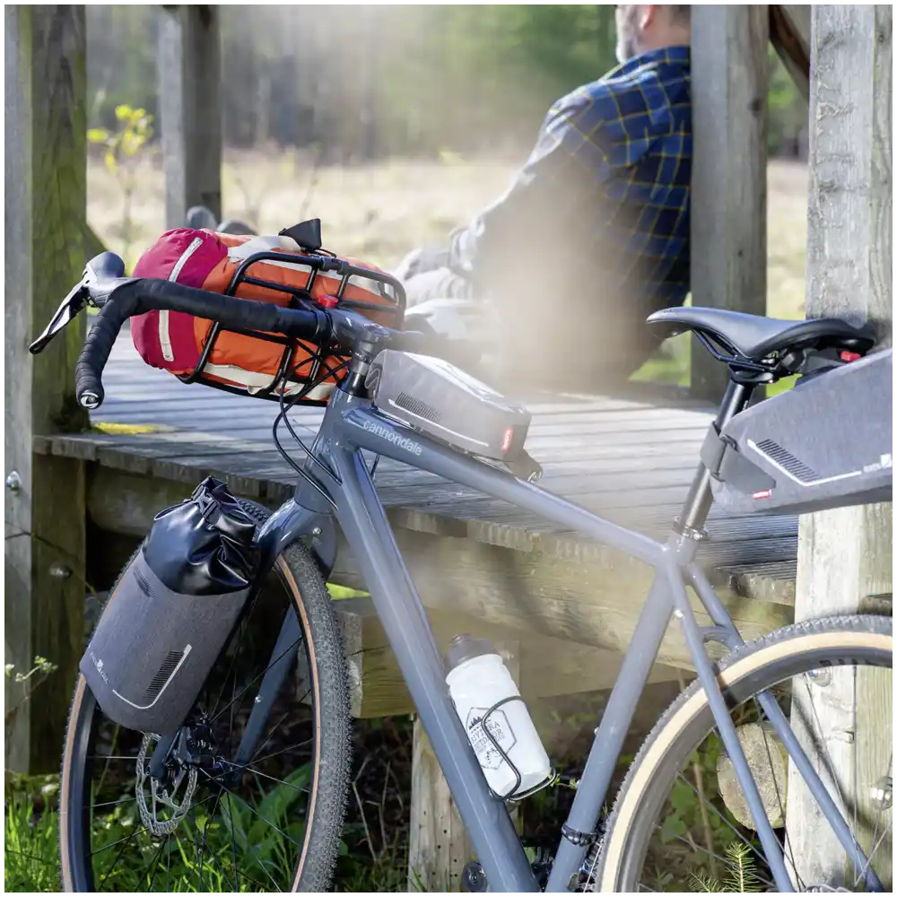KLICKfix Bikepack Fork Waterproof  grau Gabeltasche