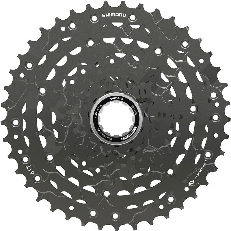Shimano Kassette 9-fach LINKGLIDE CSLG400 mattgrau ECSLG4009141  11-41 Zähne