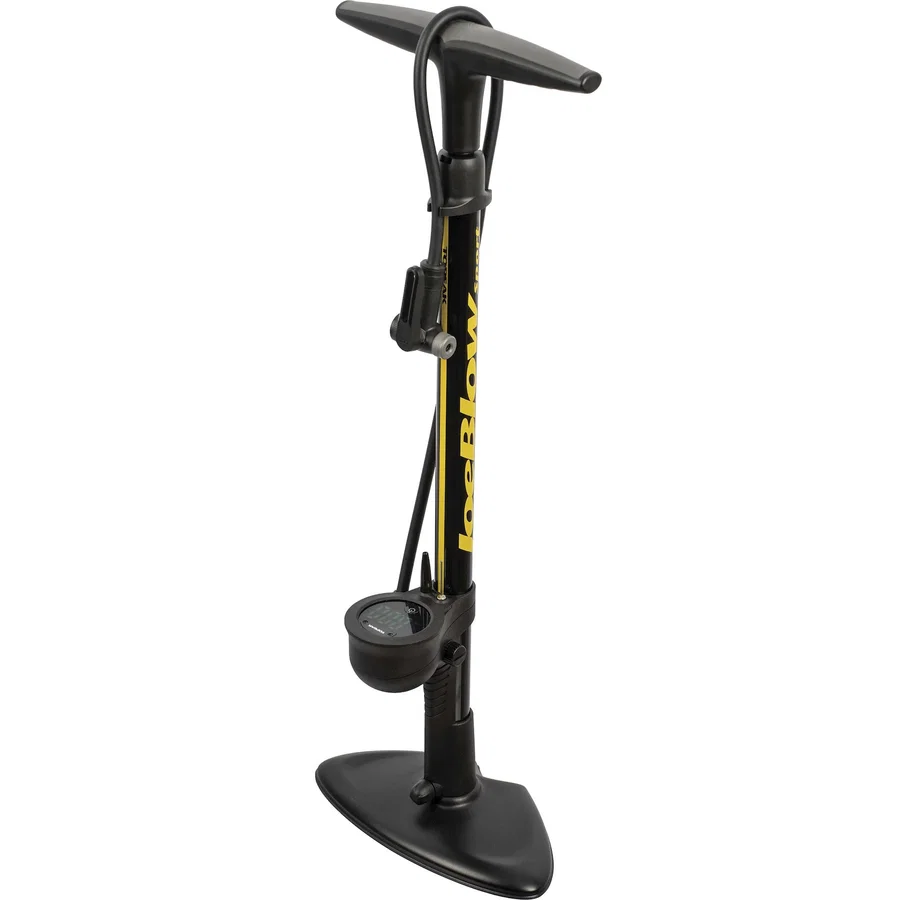 Topeak Standpumpe Joe Blow Sport Digital 2.0 schwarz/gelb 11 bar / 160 PSI