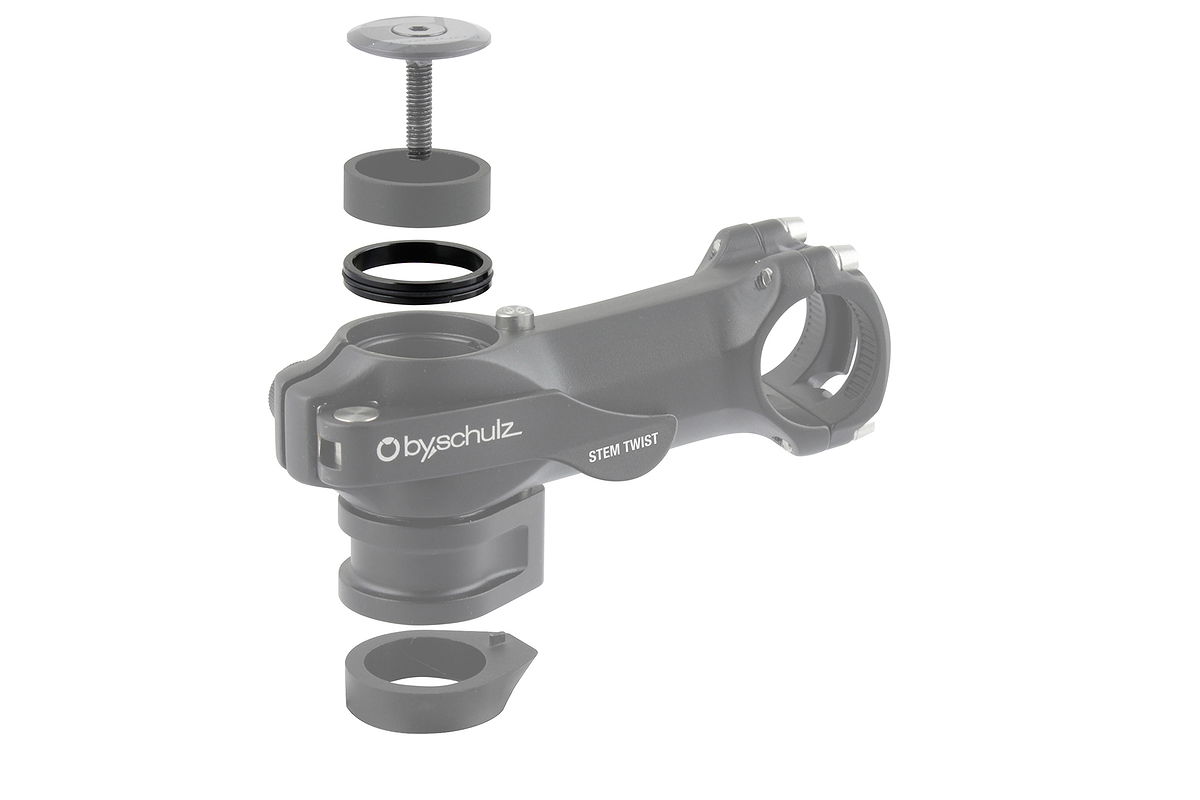 by.schulz Spacer Top Cap schwarz 1 1/8"  SB-Verpackung