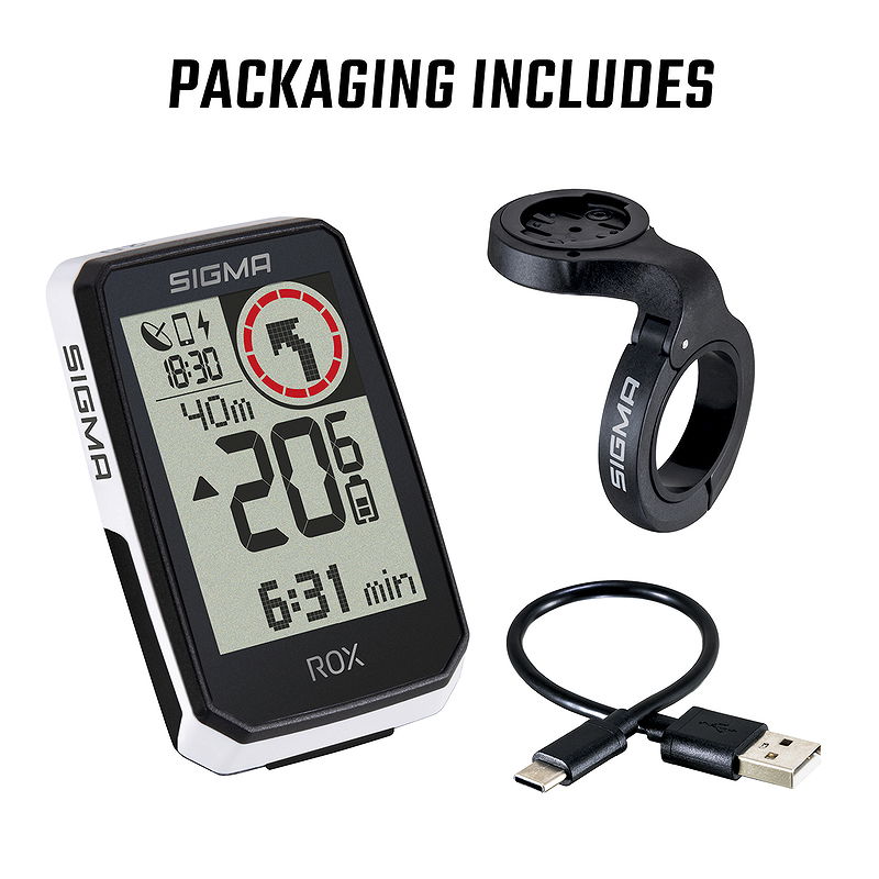 SIGMA GPS Radcomputer ROX 2.0 Endurance weiß 01055