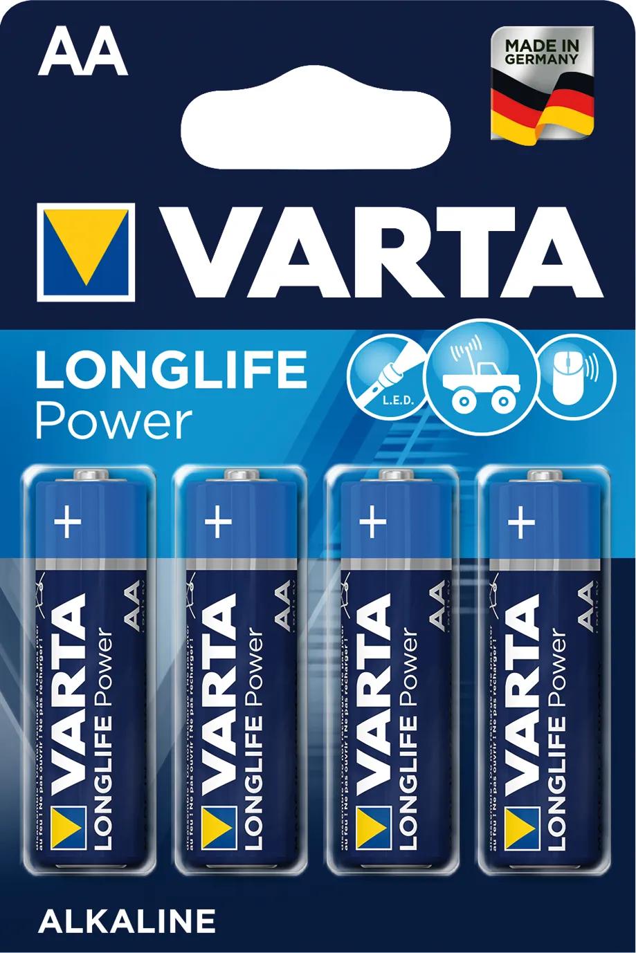 POWER MIGNON LONGLIFE VARTA 4-ER BLISTER AA