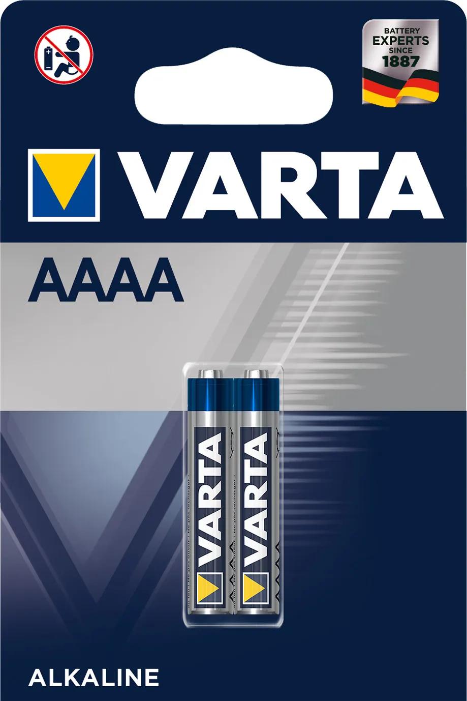 BATTERIE AAAA 2ER-SB VARTA PROFESSIONAL
