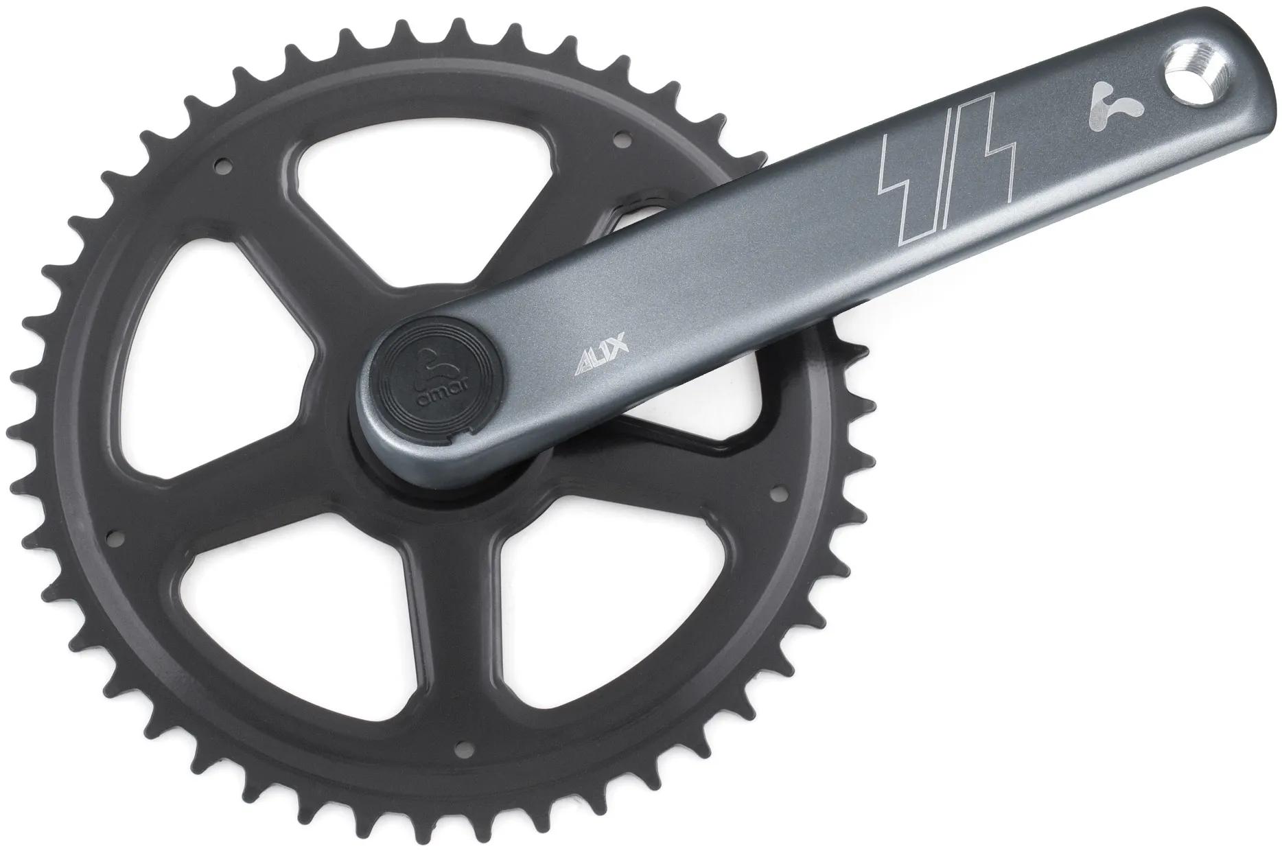 AMAR KRG 1-FACH,44Z.,ALU- STAHL,170MM,GUNMETAL-SCHW