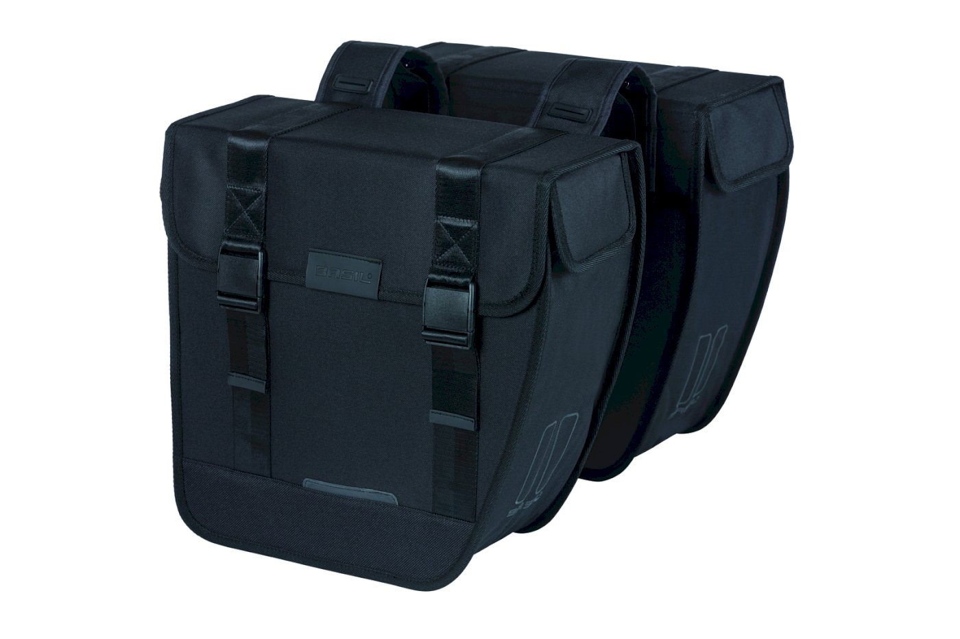 Basil Doppelpacktasche Tour  schwarz