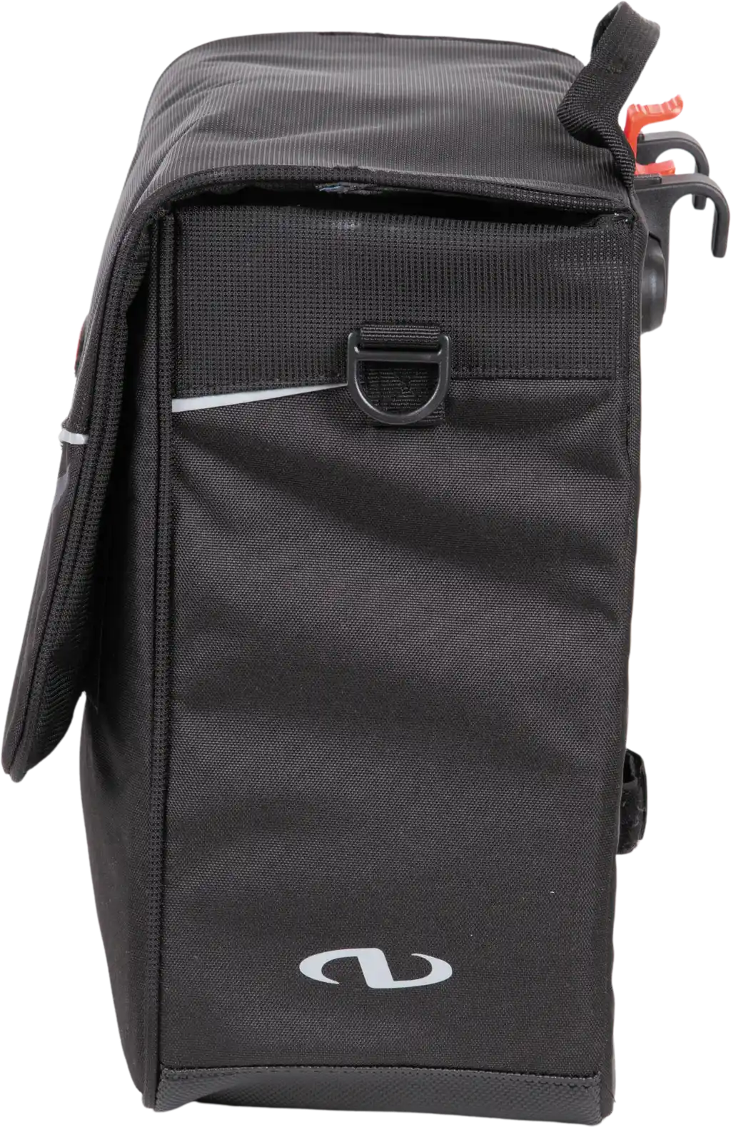 Norco Boston City Tasche mit KLICKfix Kompakt Schiene mit variabler Hakenposition schwarz Seitentasche