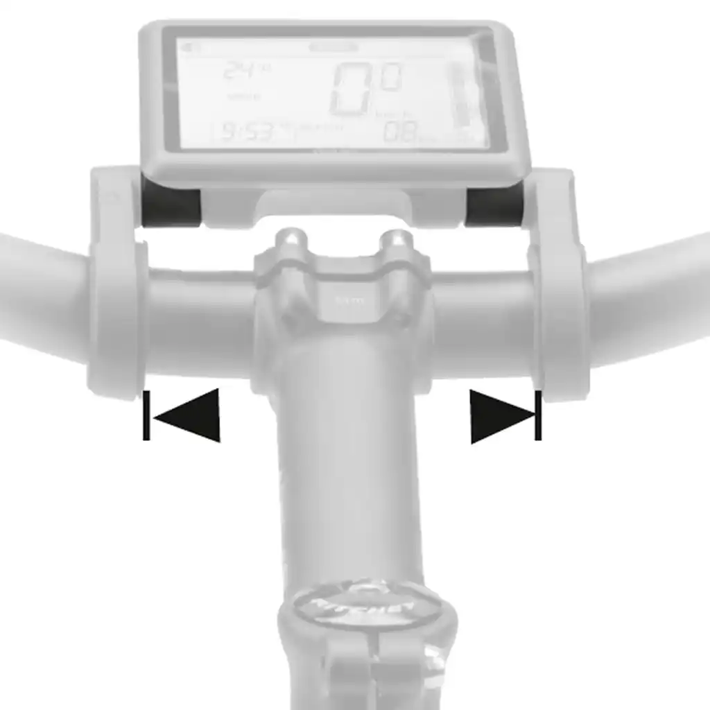 KLICKfix Display Spacer für Yamaha und Giant  schwarz
