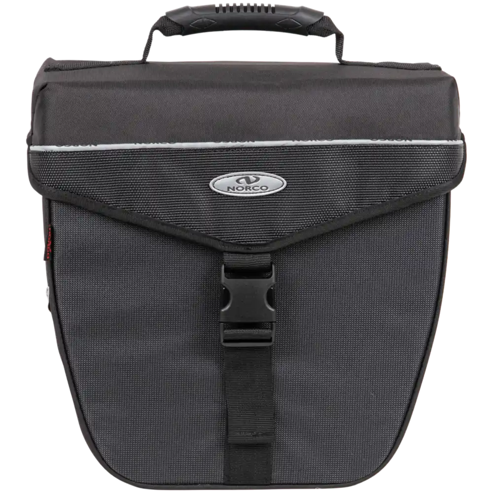 Norco Orlando City-Case Seitentasche mit KLICKfix Vario E Haken schwarz / grau