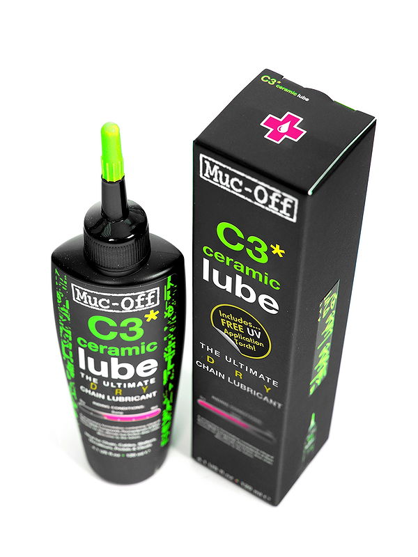 Muc-Off Kettenschutz C3 Ceramic Dry Lube 120 ml Tropfflasche