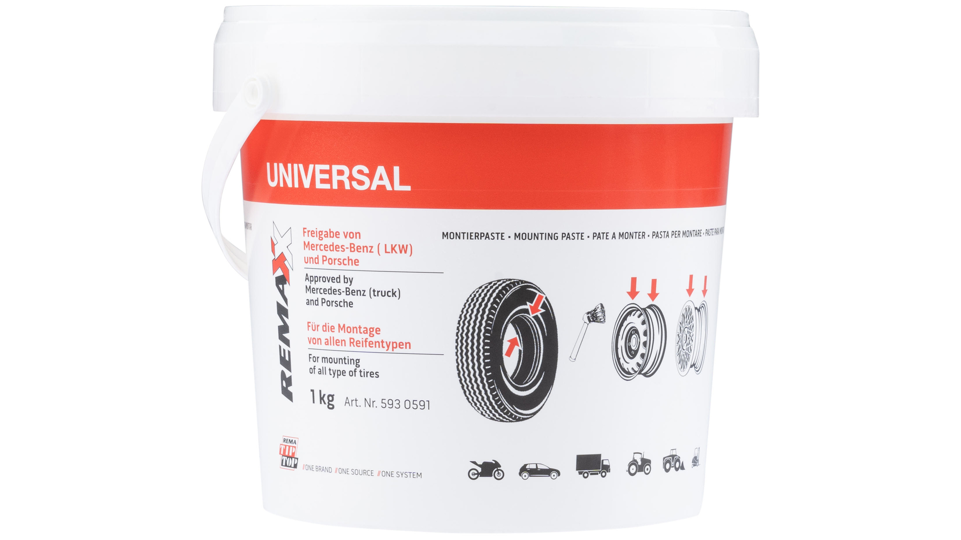 UNIVERSAL-MONTIERPASTE 1 KG TIP TOP