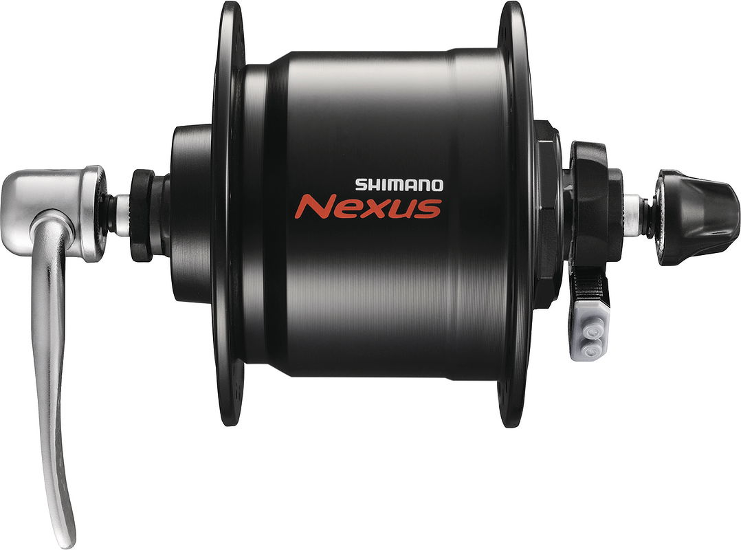 Shimano Nabendynamo Schnellspanner schwarz EDHC30003NQAALG