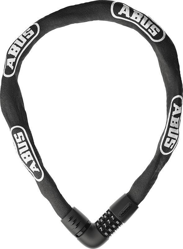 ABUS Zahlen-Kettenschloss Tresor 6807C/85 black 7 mm schwarz 85 cm