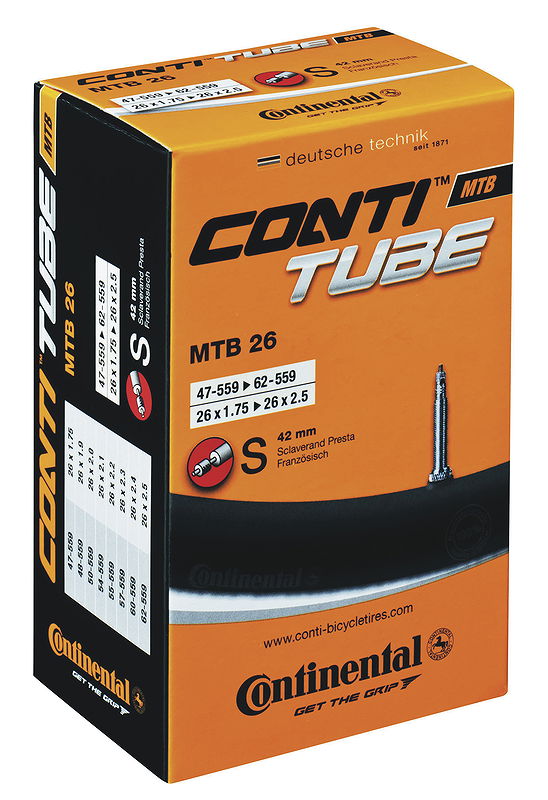 Continental Fahrradschlauch SV Ventil 27,5" MTB light 42 mm 47/60-584