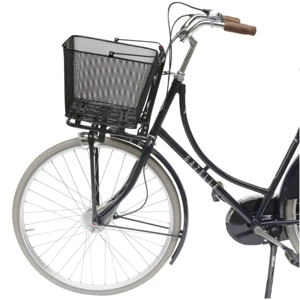 KLICKfix City Korb Cargo mit KLICKfix KorbKlip 2 Adapter schwarz