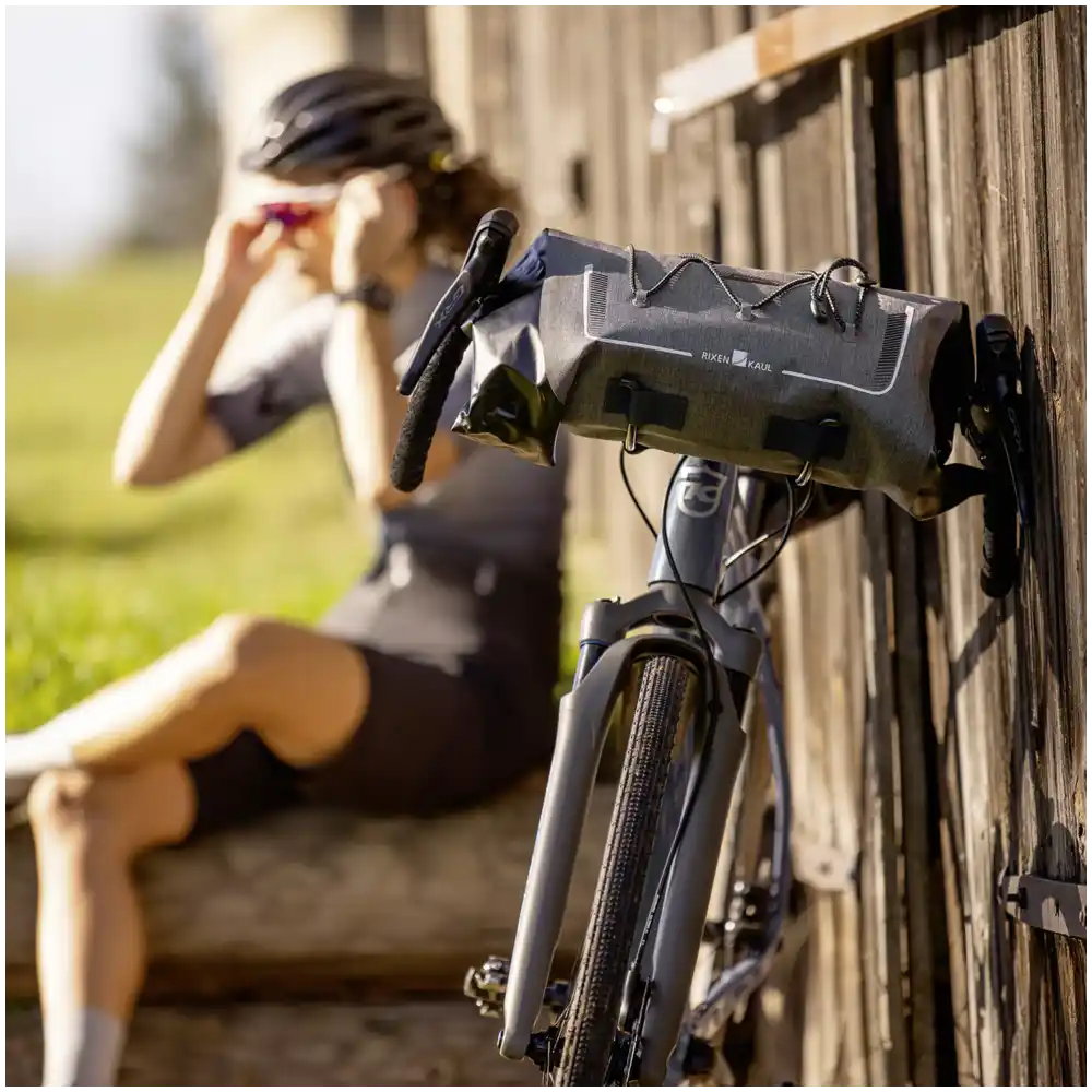 KLICKfix Bikepack Waterproof  grau Lenkertasche