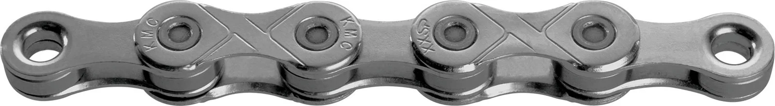 KMC E-Bike Kette e1 Narrow EPT WAXED Nabenschaltung silber 130 Glieder, 1/2" x 3/32"