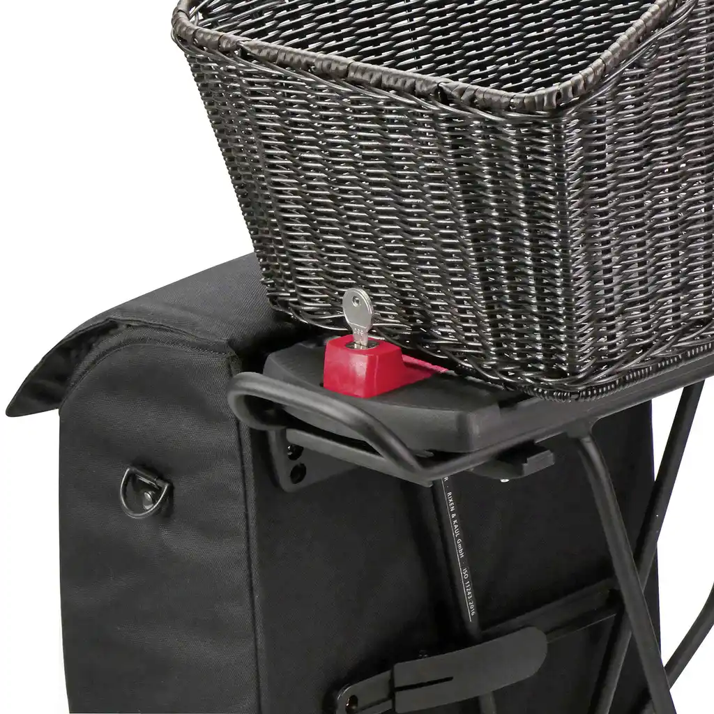 KLICKfix Gepäckträger Adapter   schwarz