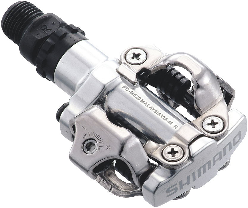 Shimano SPD Pedal PDM520 silber EPDM520S SB-Verpackung