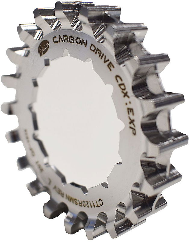 Gates Riemenscheibe CDX Rohloff Fine Line Splined (hinten) silber     20 Zähne