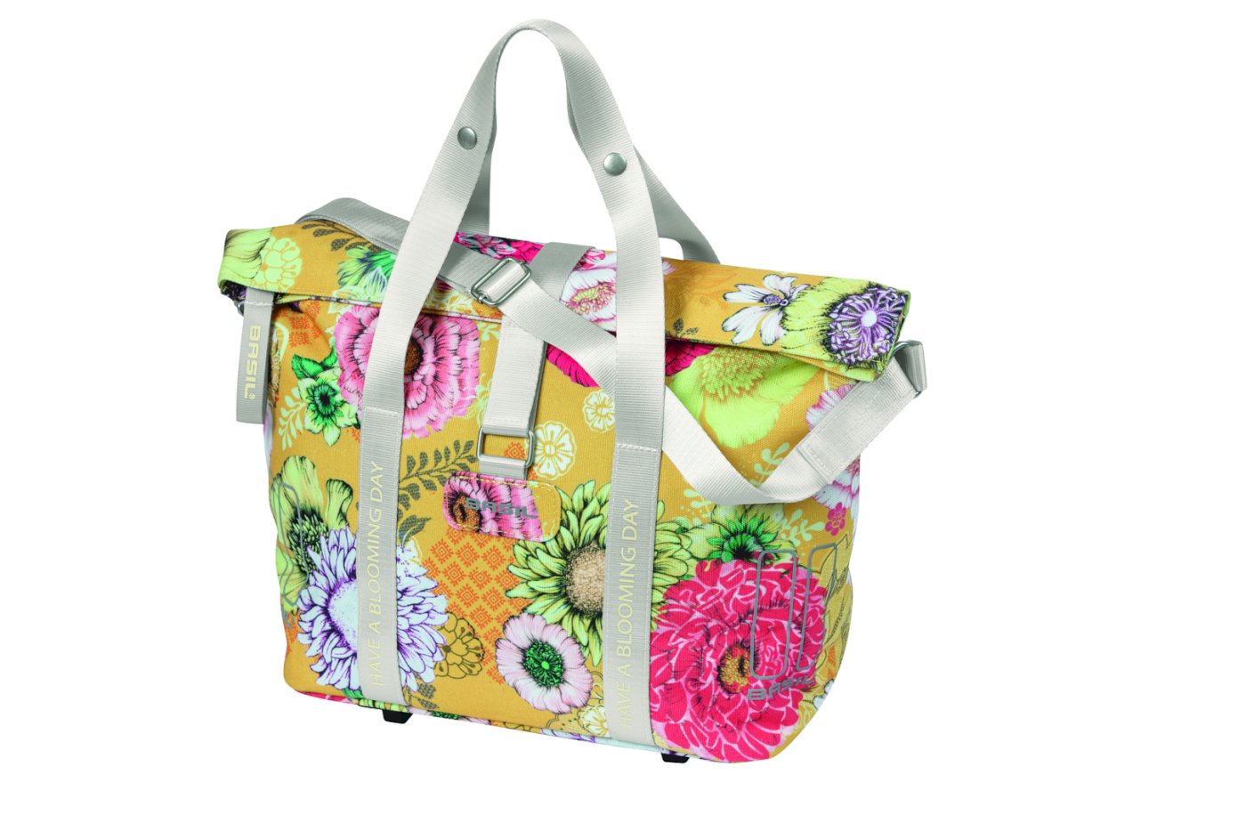 Basil Fahrradhandtasche Bloom Field MIK honey yellow