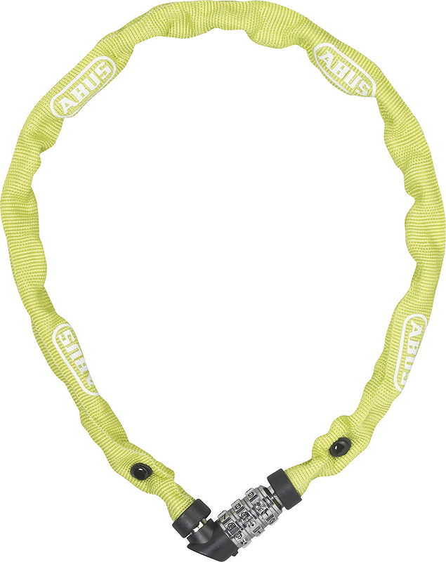 ABUS Zahlen-Kettenschloss 1200/60 web lime 4 mm lime 60 cm