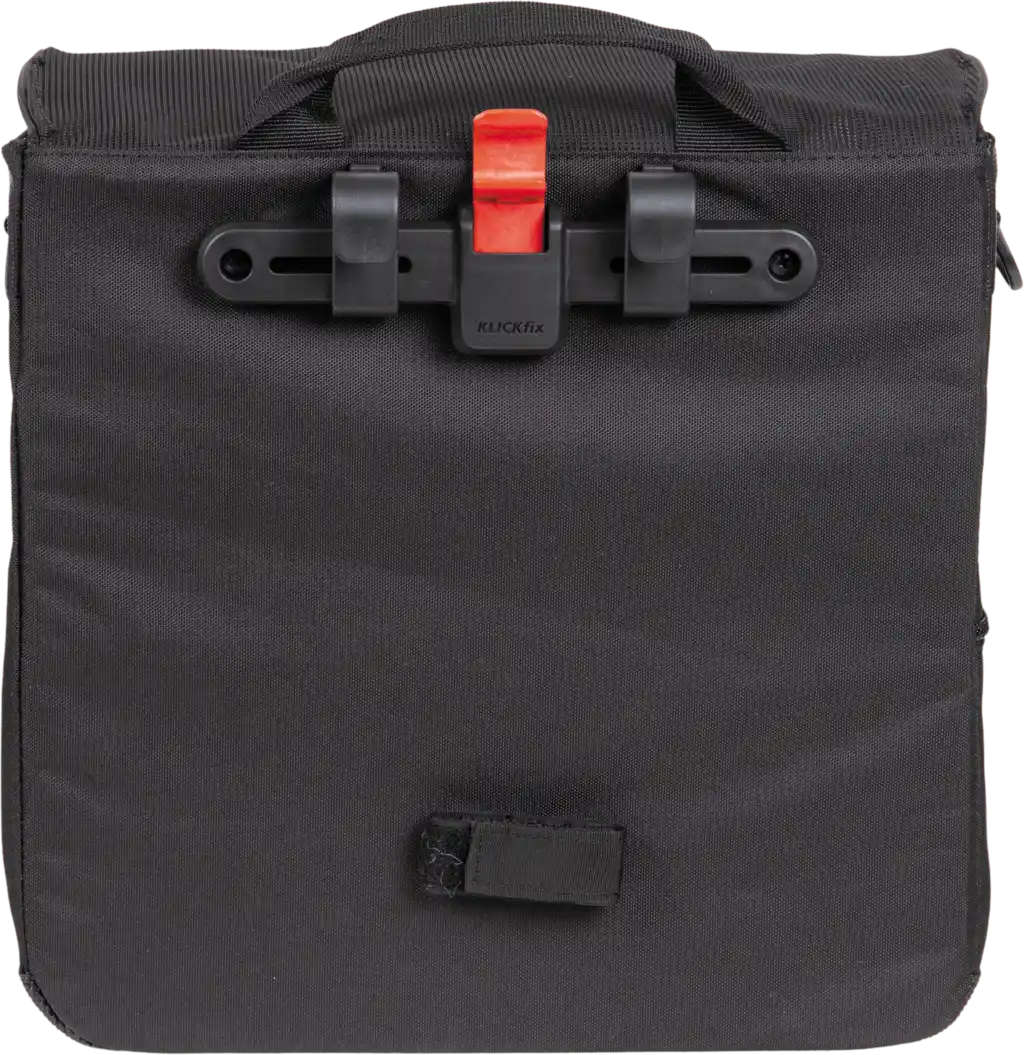Norco Boston City Tasche mit KLICKfix Kompakt Schiene mit variabler Hakenposition schwarz Seitentasche