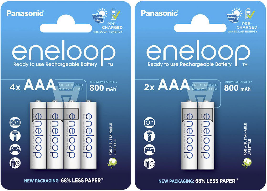 Eneloop Akku-Batterie AAA (Micro) 800 mAh 1,2 V