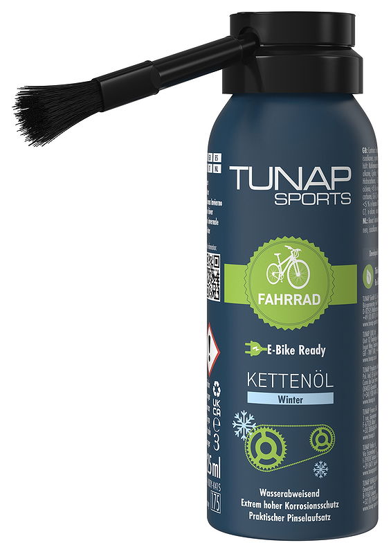 TUNAP SPORTS Kettenöl TS205 Winter 125 ml Sprühdose mit Dosierpinsel