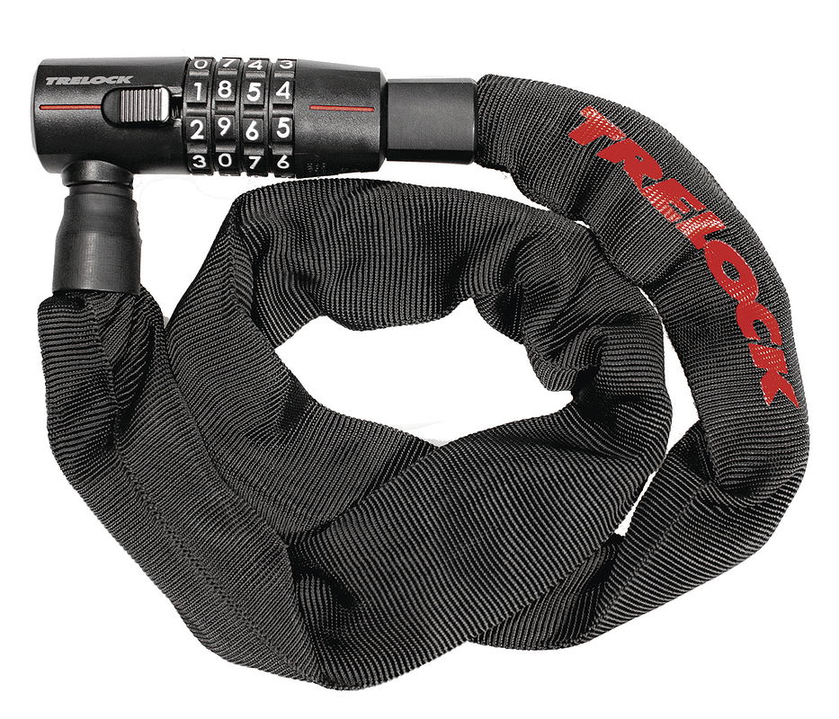 TRELOCK Zahlen-Kettenschloss BC 280 Code 5 mm schwarz 85 cm