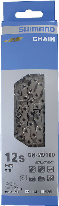 Shimano Fahrrad Kette CNM9100-12 12-fach 116 Glieder ICNM9100116Q