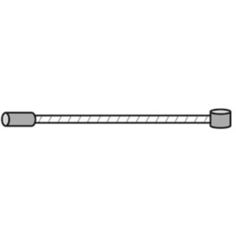 Mounty Universal-Schaltseil Edelstahl 205 cm  silber