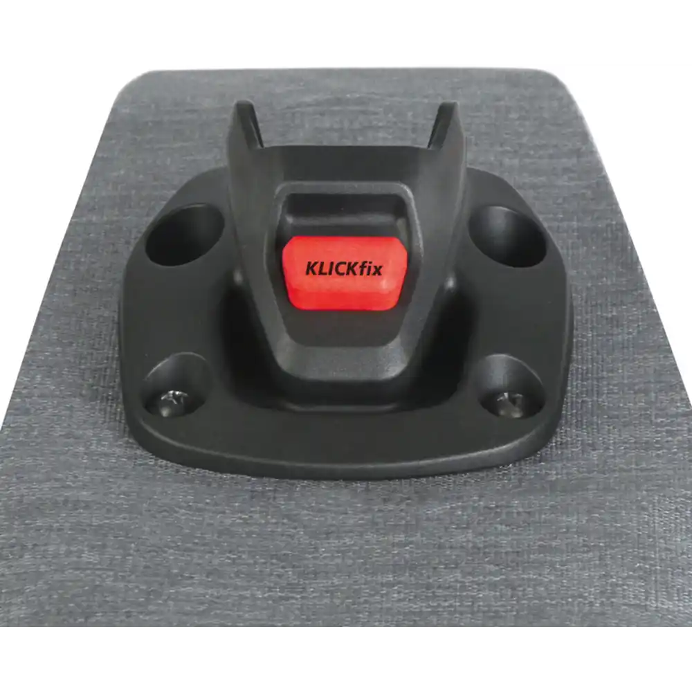 KLICKfix Bikepack X Compact Waterproof Inkl. Contour Sattel Adapter grau