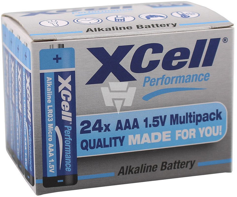 XCell Batterie AAA Micro Performance Alkaline LR03 2400 mAh 1,5 V