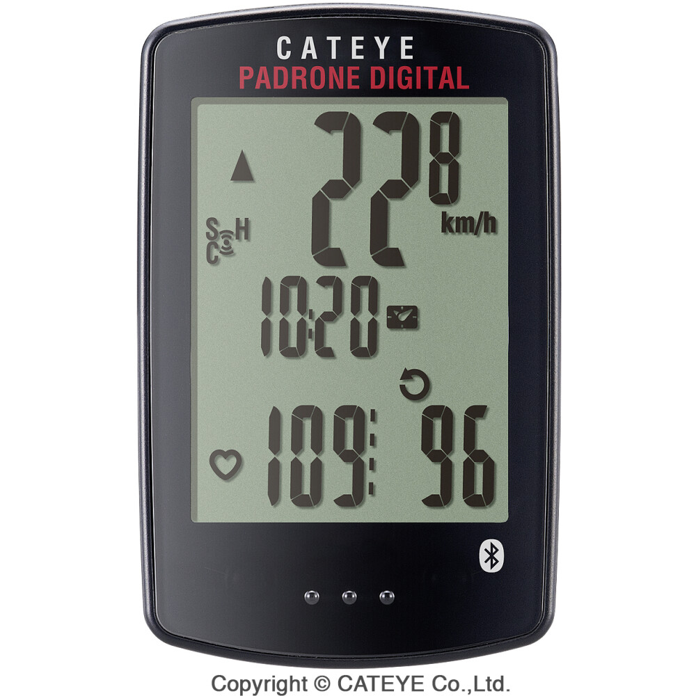 CATEYE Fahrradcomputer Padrone Digital Schwarz
