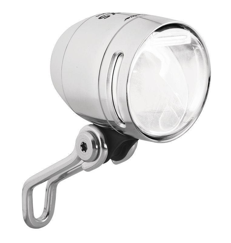 B&M Dynamo-Scheinwerfer Lumotec IQ-XS T senso plus silber 80 Lux 167RTSNDI