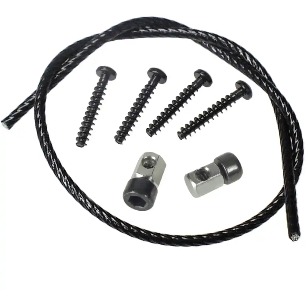 KLICKfix Lenker Adapter Ersatzteil-Set  schwarz