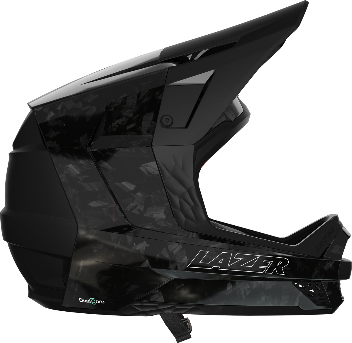 LAZER Helm A-Line KinetiCore MTB/Downhill Carbon Black (XS) 52-54 cm