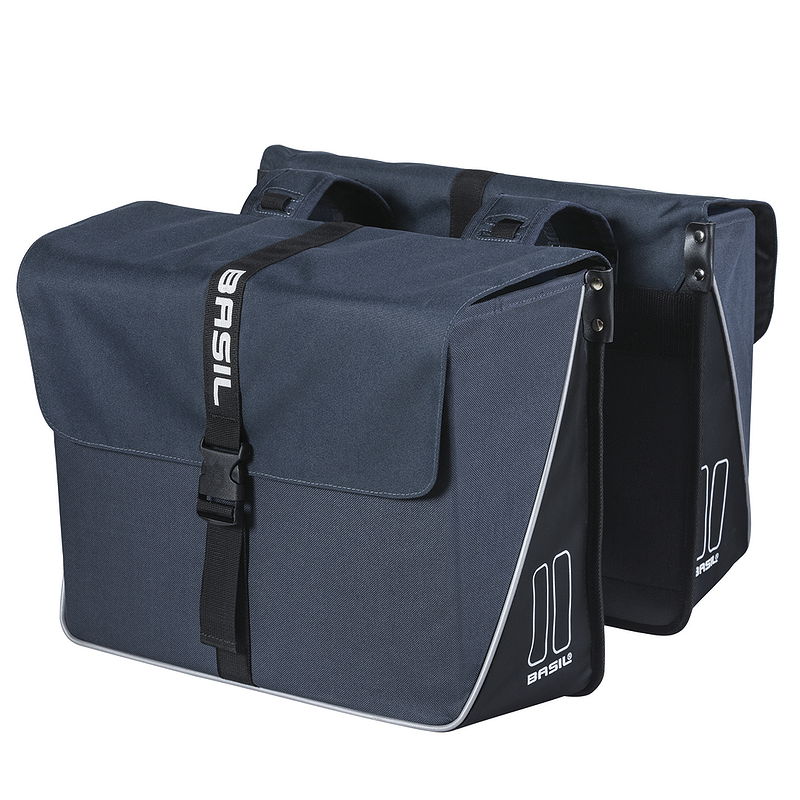 Basil Doppelpacktasche Forte blau/schwarz