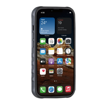 Topeak Smartphonehalter Ridecase für Apple iPhone 13 Mini schwarz/grau
