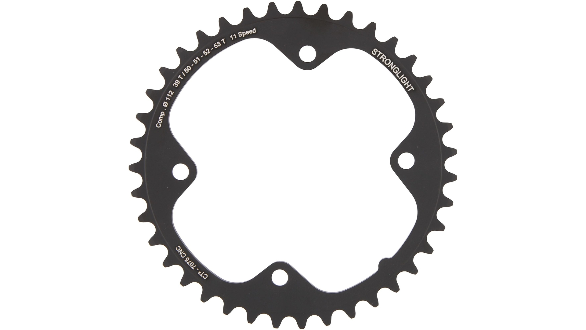 KETTENBLATT 7075 SCHW.11F 112, 39Z. CAMPA SR/RE/CHO