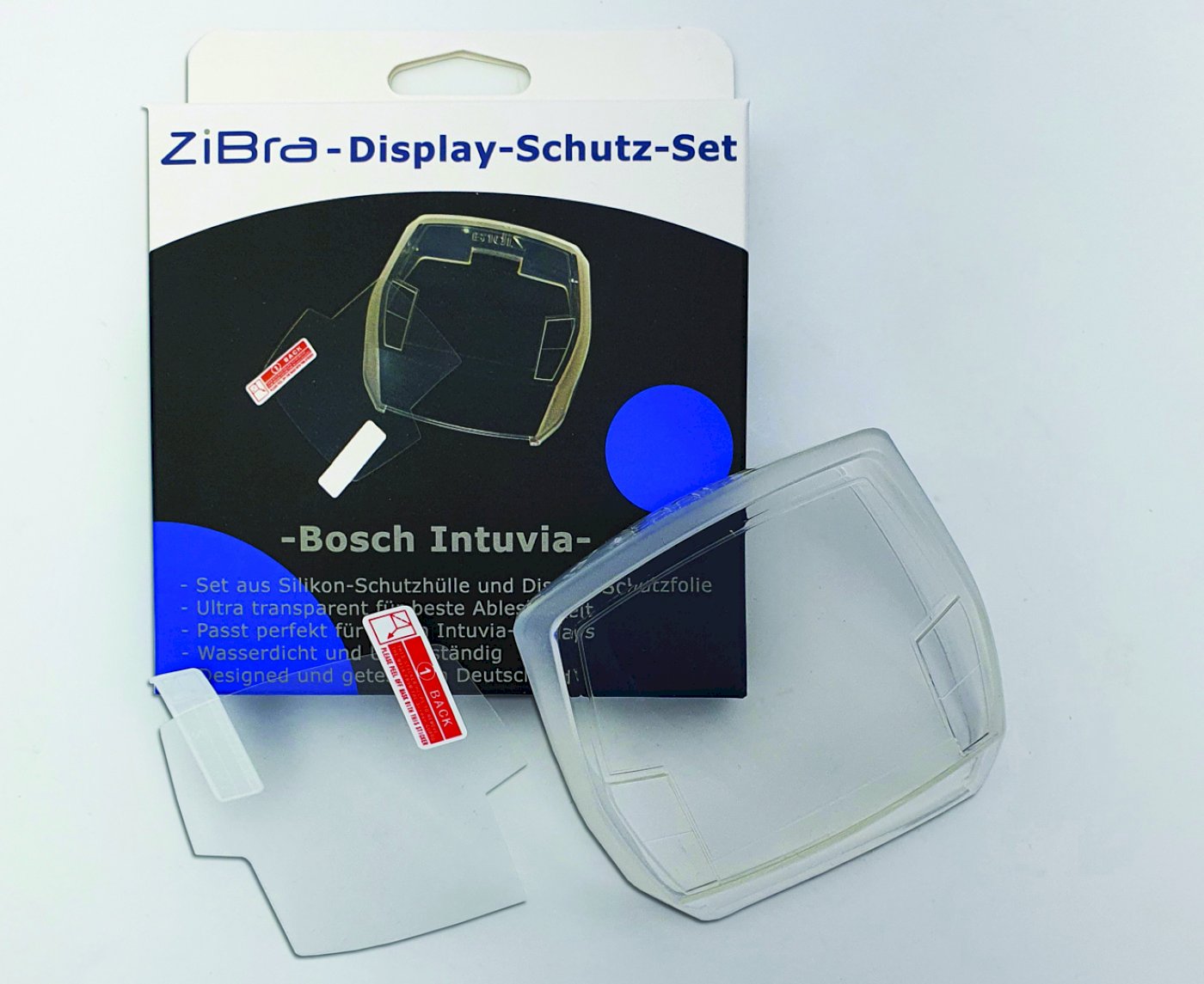 ZiBra Display Cover - Set für Bosch Intuvia transparent