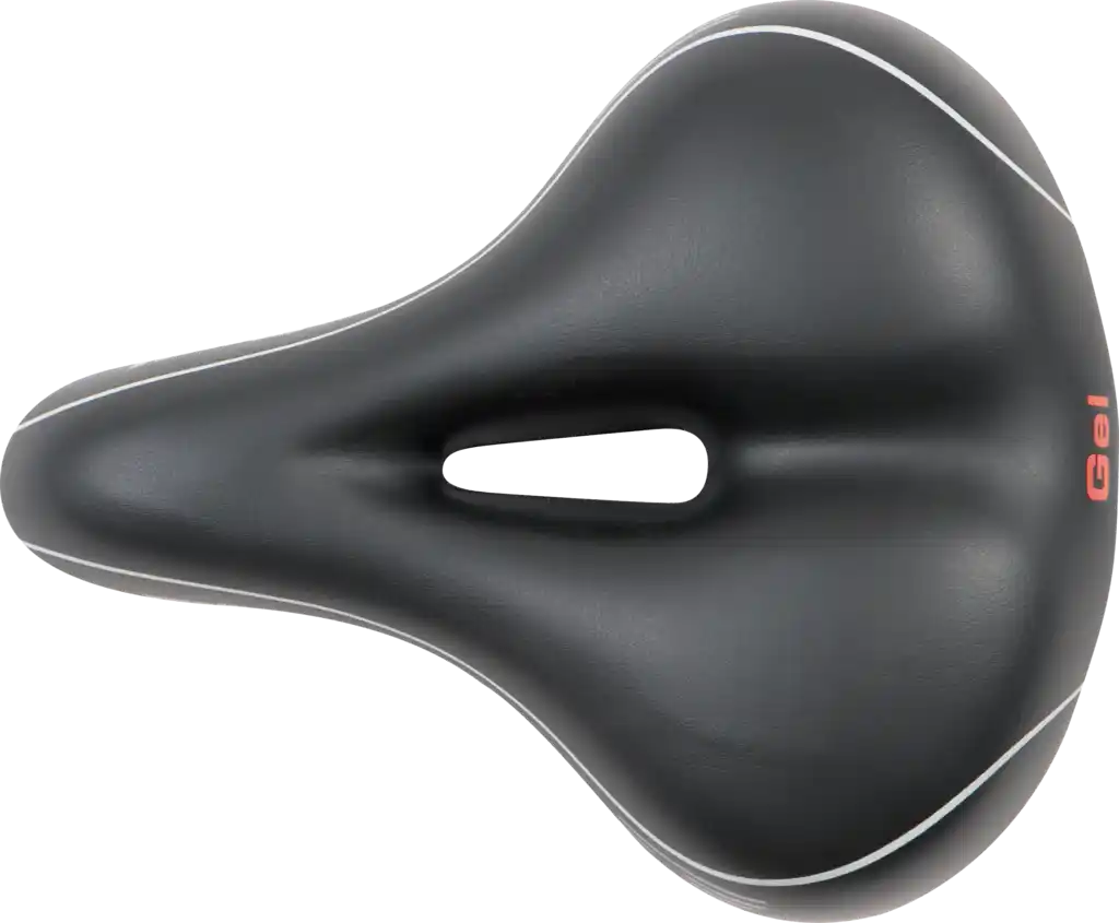 Velo Softgel Komfortsattel Damen  schwarz / grau/weiss