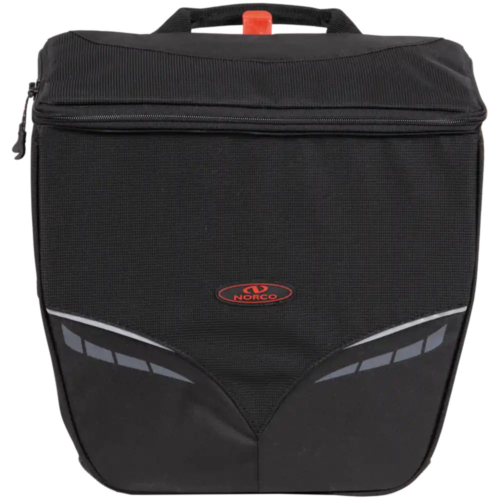 Norco Canmore City Tasche mit KLICKfix Kompakt Schiene mit variabler Hakenposition schwarz Seitentasche
