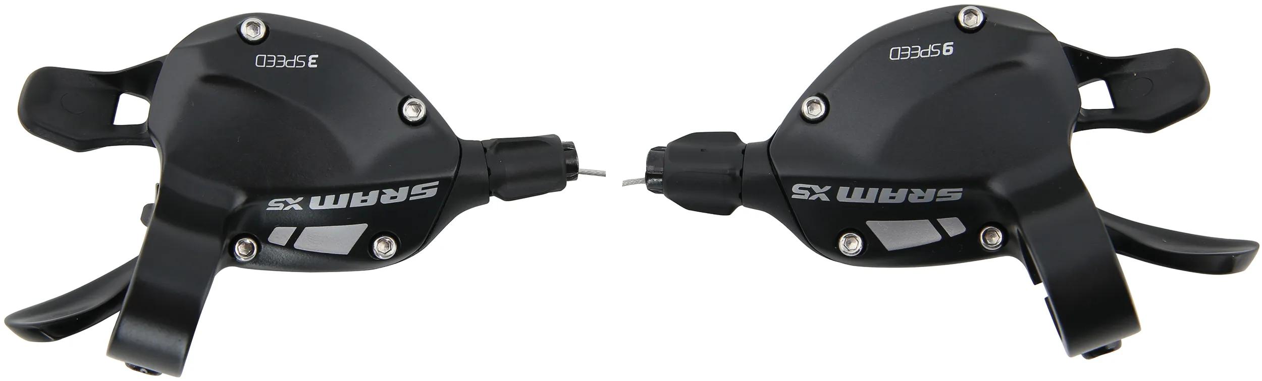 DAUMENSCHALTER SET SRAM X5 3X9 SCHWARZ