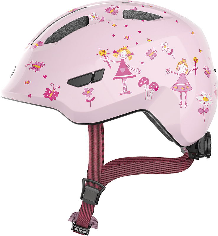 ABUS Kinderhelm Smiley 3.0 rose princess S  45 - 50 cm