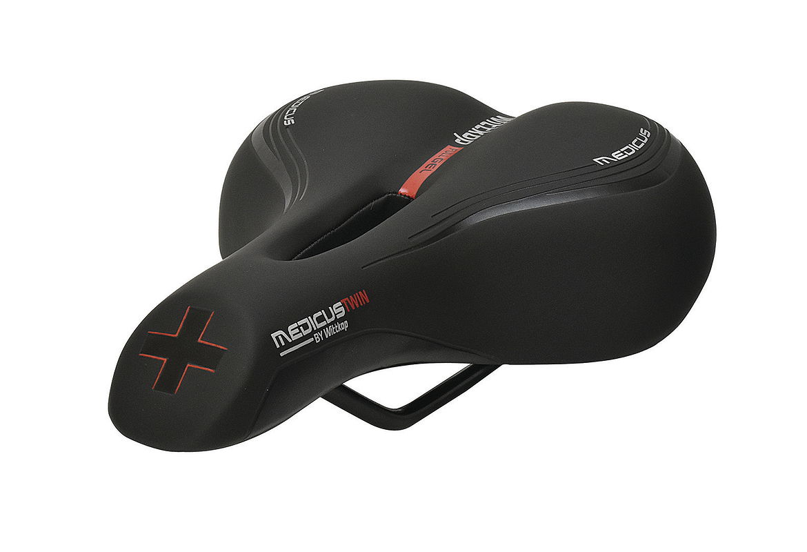 Wittkop Trekking Sattel Medicus Twin 2.0 Relaxed schwarz L245 x  B175 mm  Damen