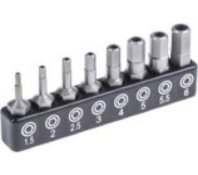 Ersatzbitset Drehmomentschlüssel 2/2,5/T30,1/4"