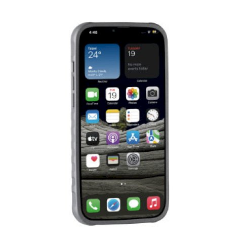 Topeak Smartphonehalter Ridecase für Apple iPhone 13 Pro Max schwarz/grau