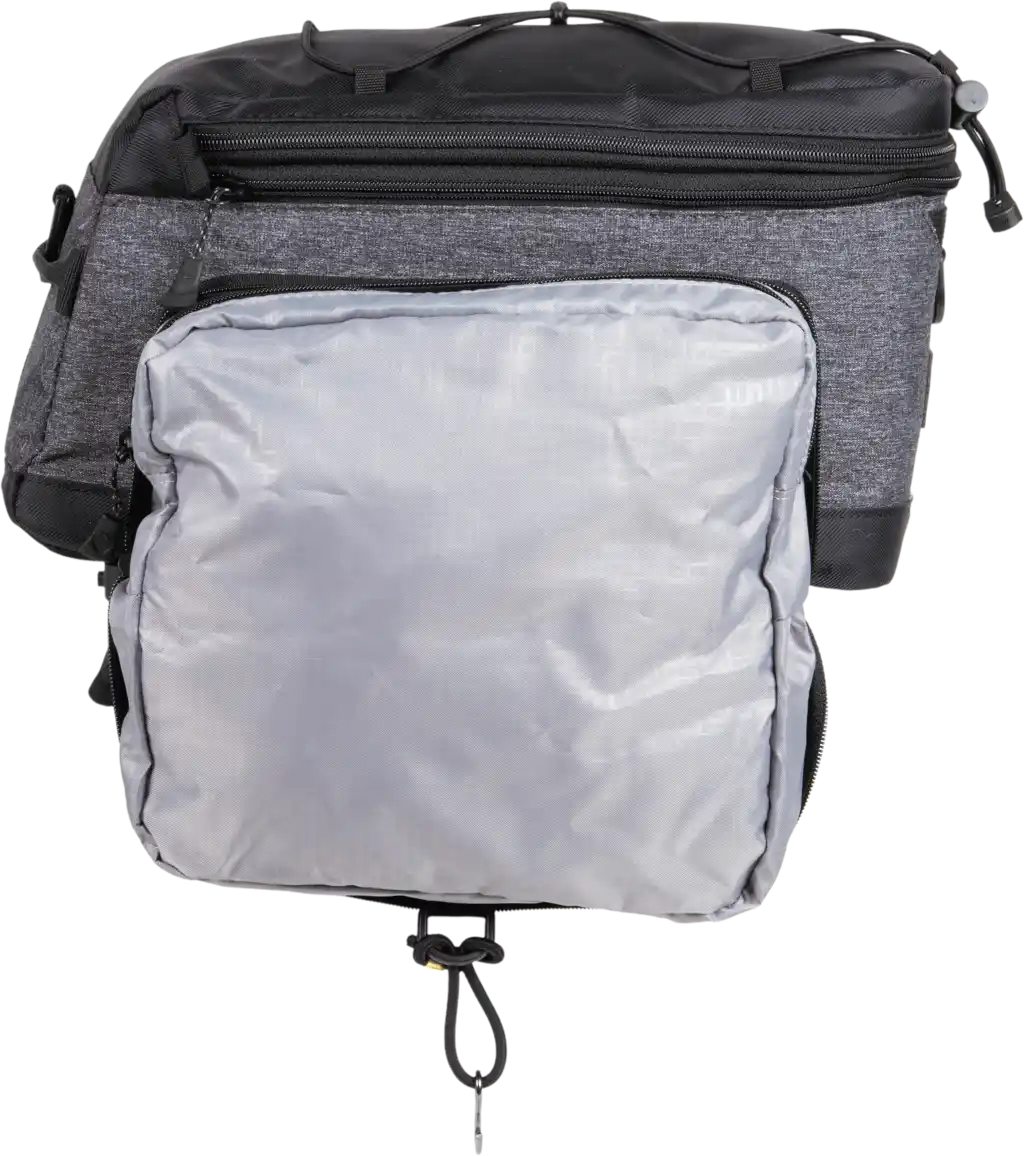 Norco Danbury Gepäckträgertaschen mit KLICKfix UniKlip 2 Adapter grau / schwarz