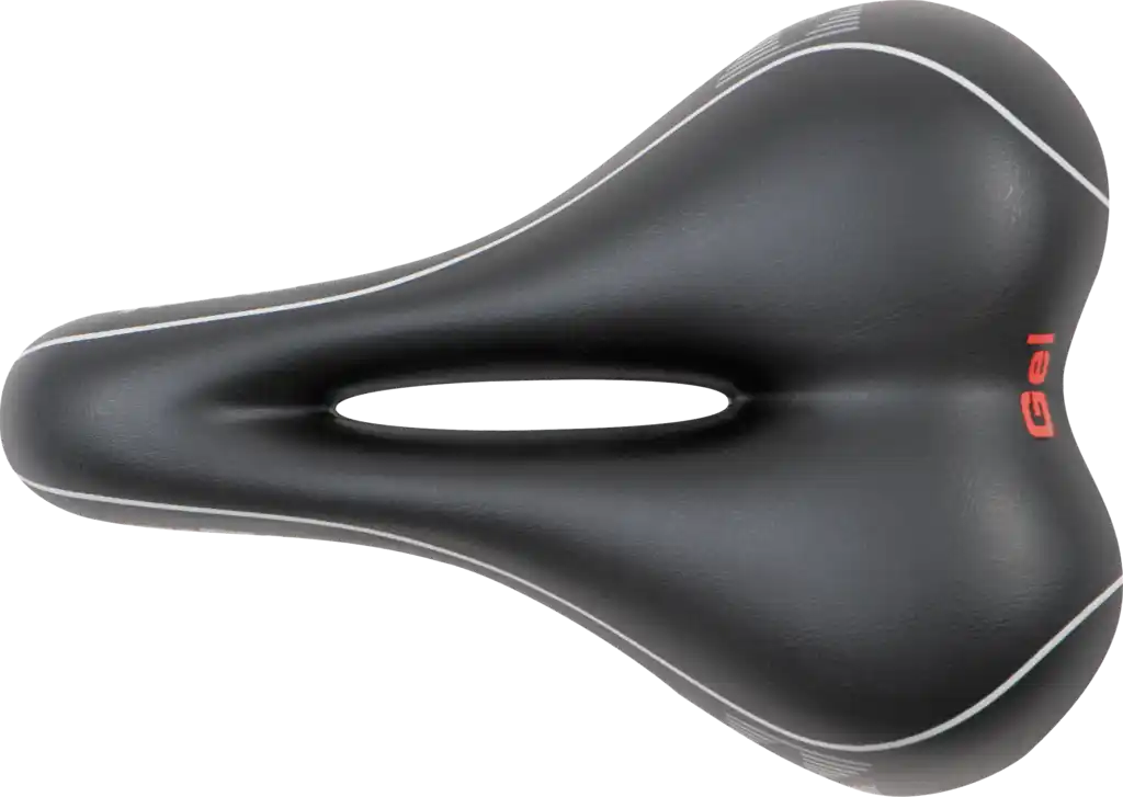 Velo Softgel Sportsattel Damen  schwarz / grau/weiss